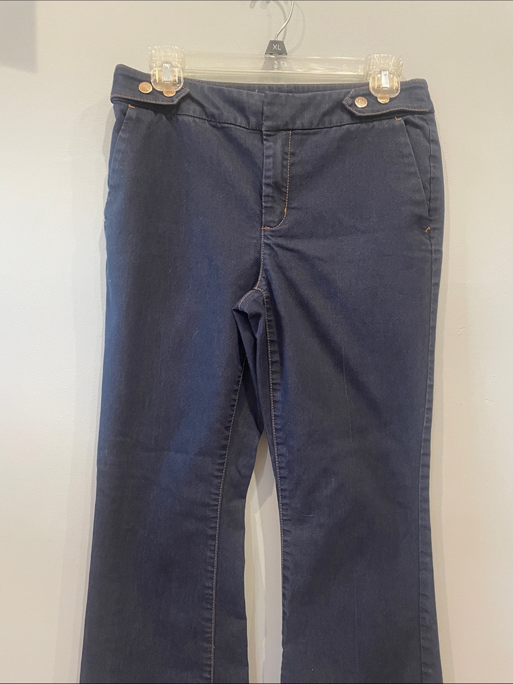 Women’s Dark Blue Stretch Jeans Chicos size 0 regular like new